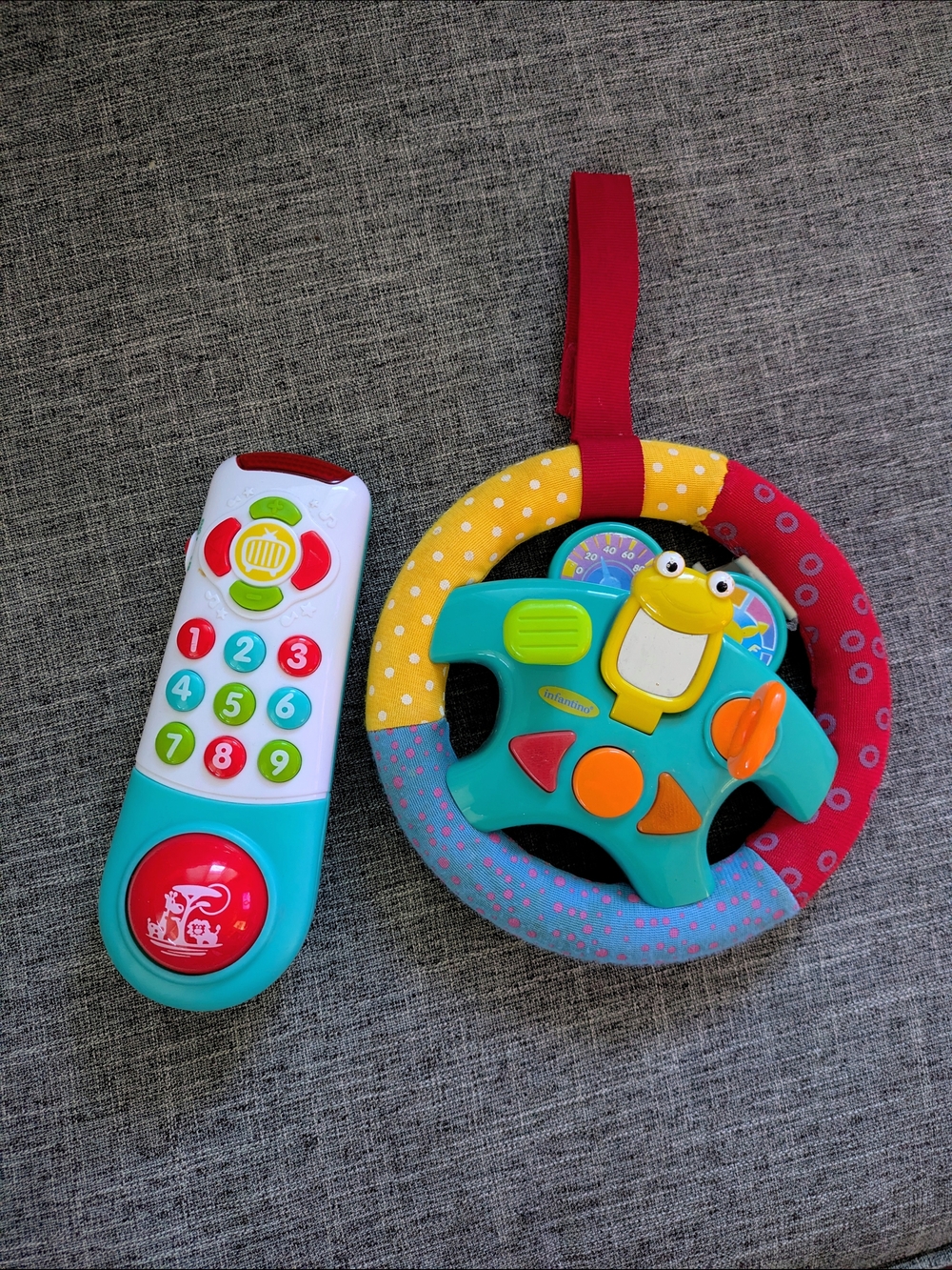 Lot Of 2 Interactive  Wheel & Phone